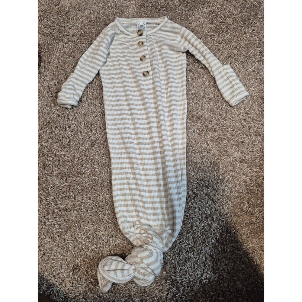 Lou lou and company ribbed knit gown size newborn